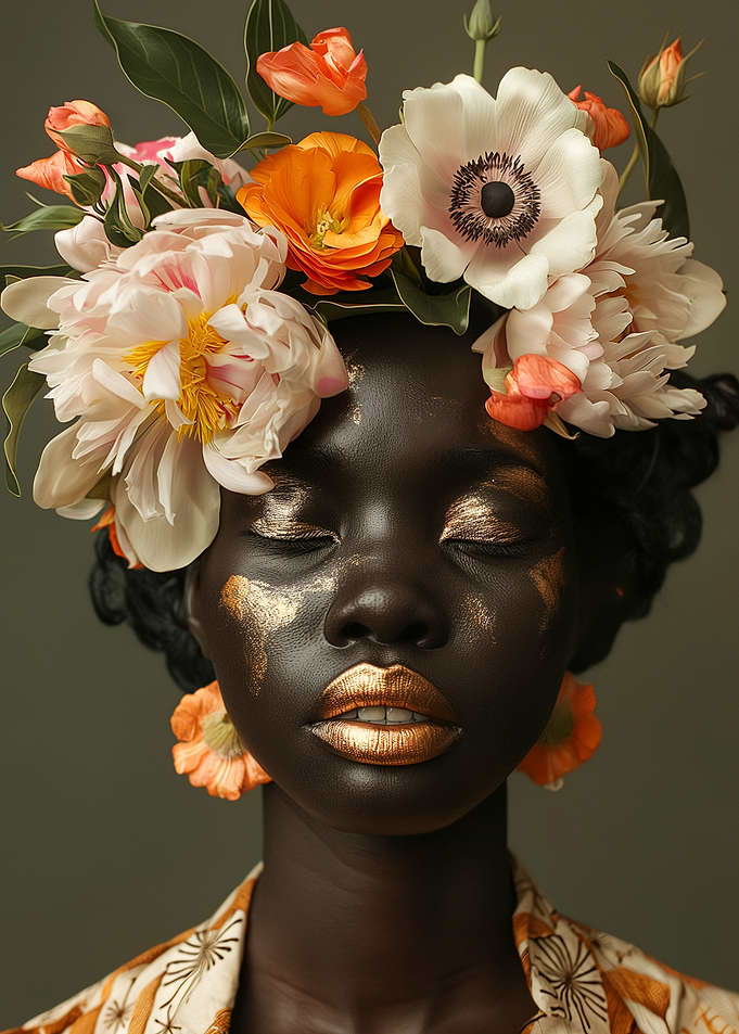 african and flower