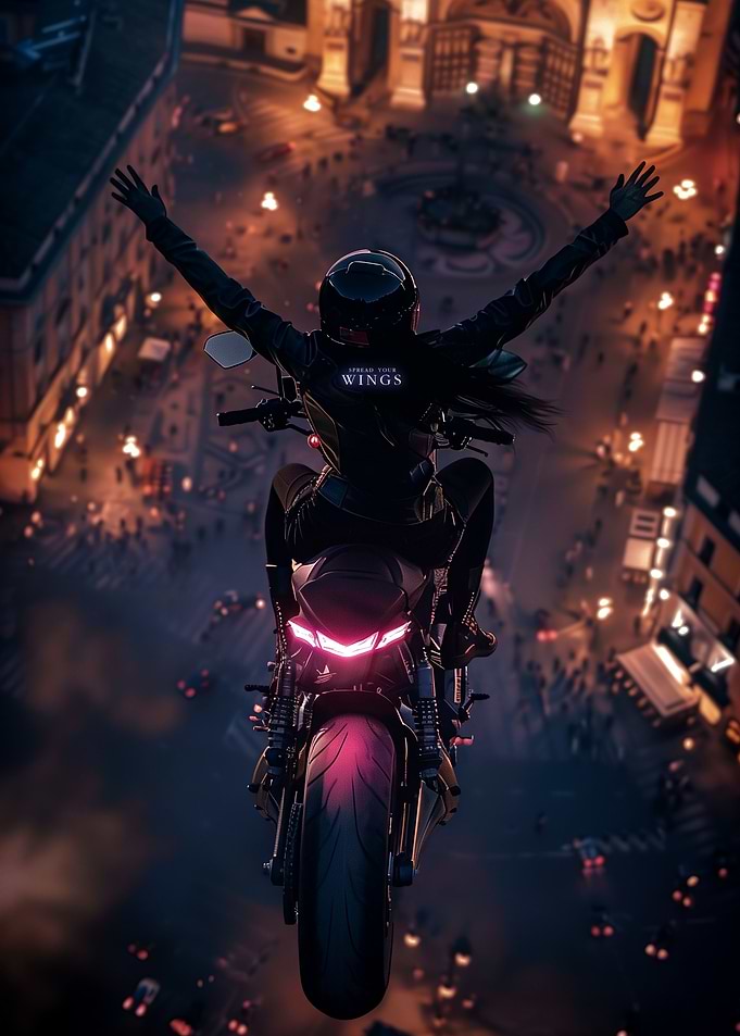 Girl Biker