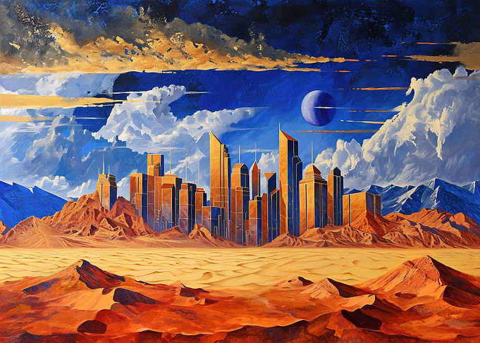 Desert cityscape