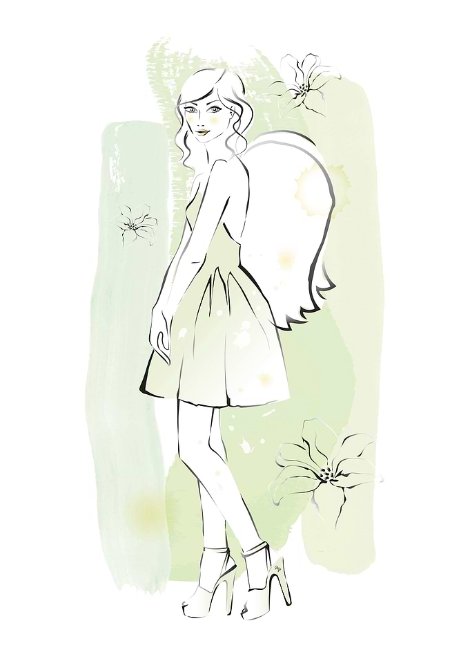 Angel Girl Portrait