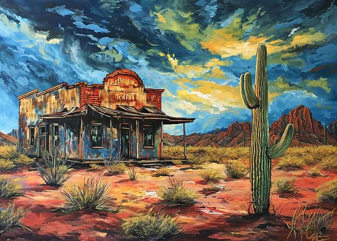 Desert ghost town