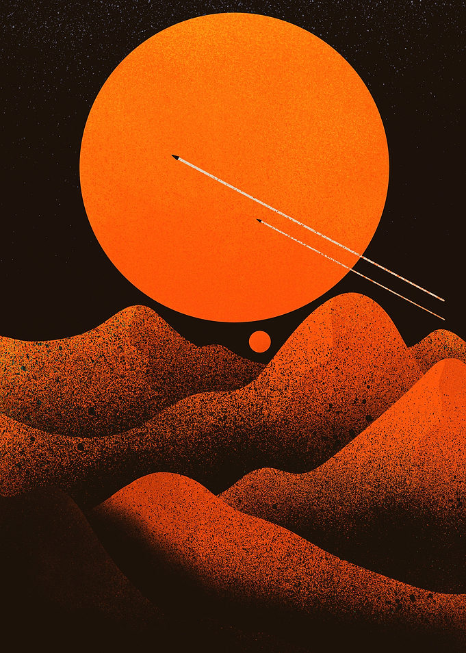 The orange orbs
