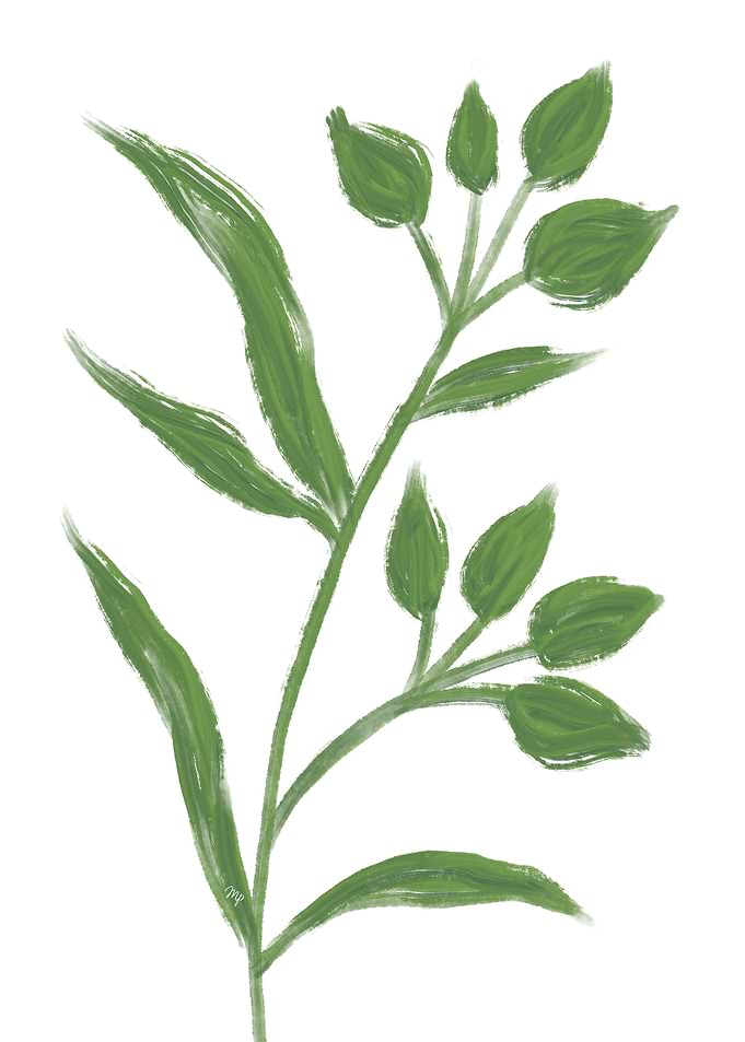 Green Grain painting