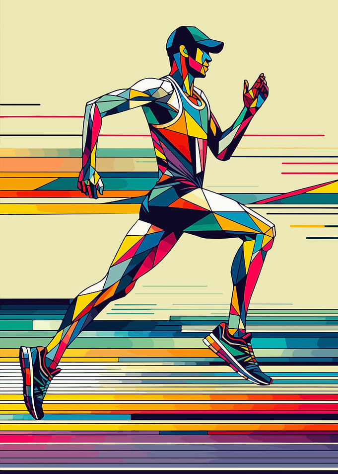 Marathon runner wpap