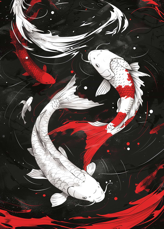 Koi Serenity Swirl