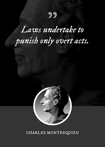 Laws undertake to punish