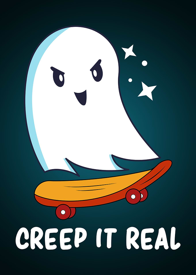 Spooky Halloween Ghost