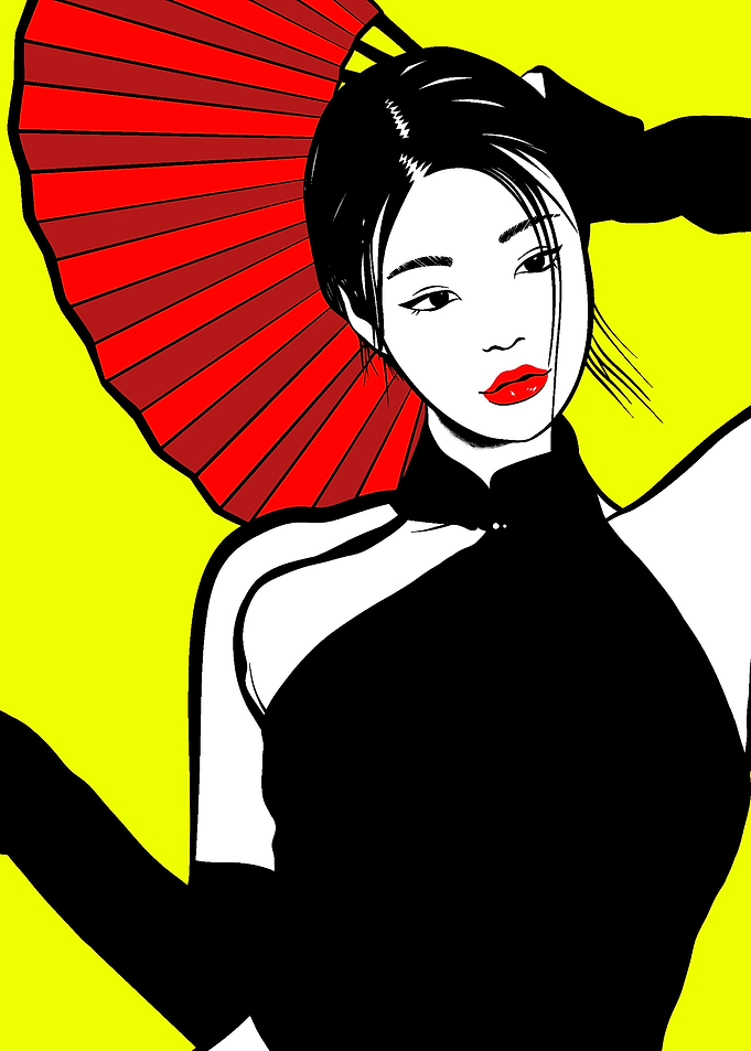 China fashion model