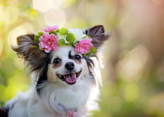 Papillion dog