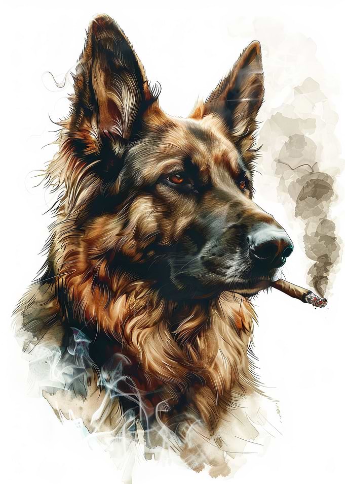 German Shepherd Cannanbis