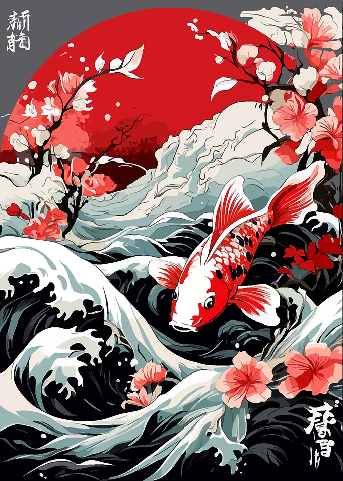Japanese Koi Fish