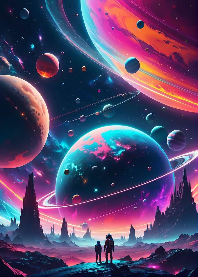 Colored Universe