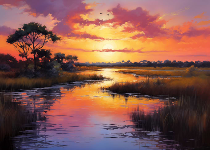 Everglades Sunset