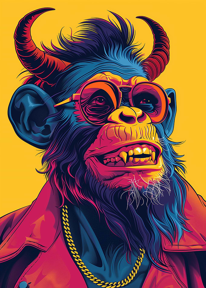 Smiling Devil Monkey