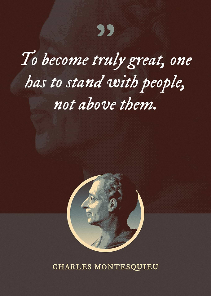 To become truly great one