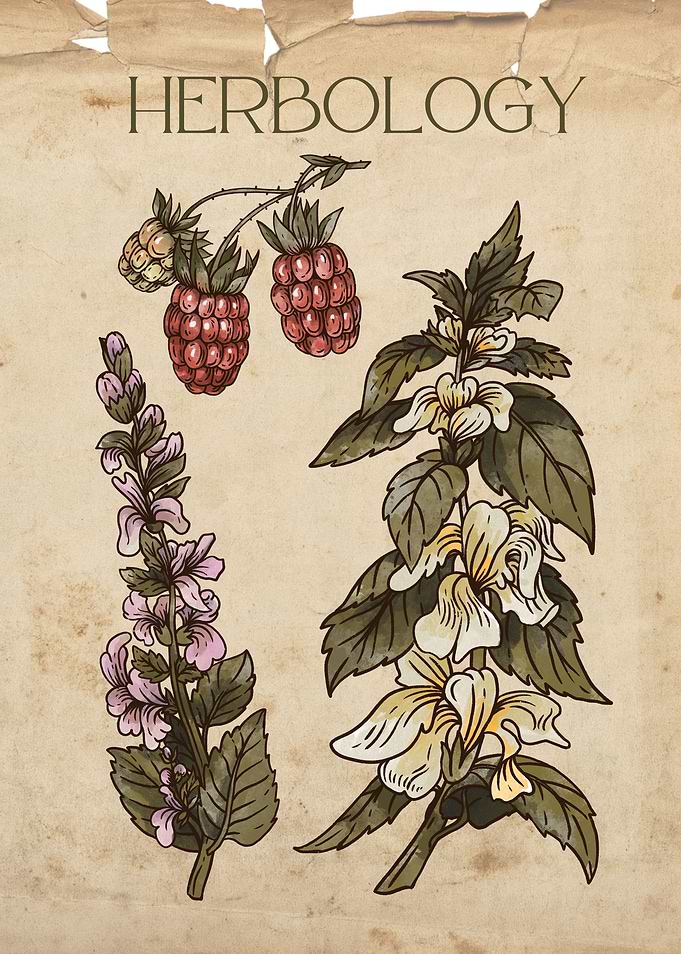 herbology vintage herbs