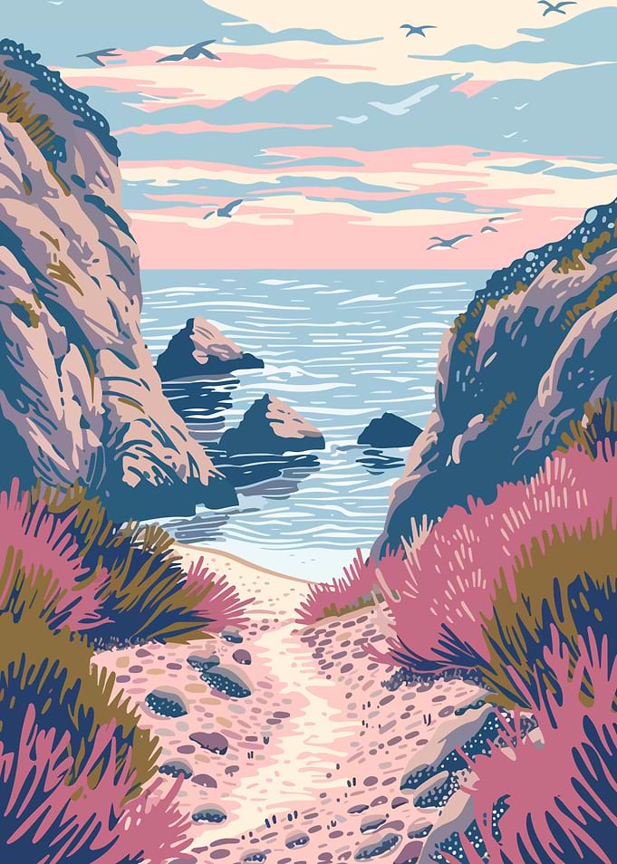 Beach Minimalist Art