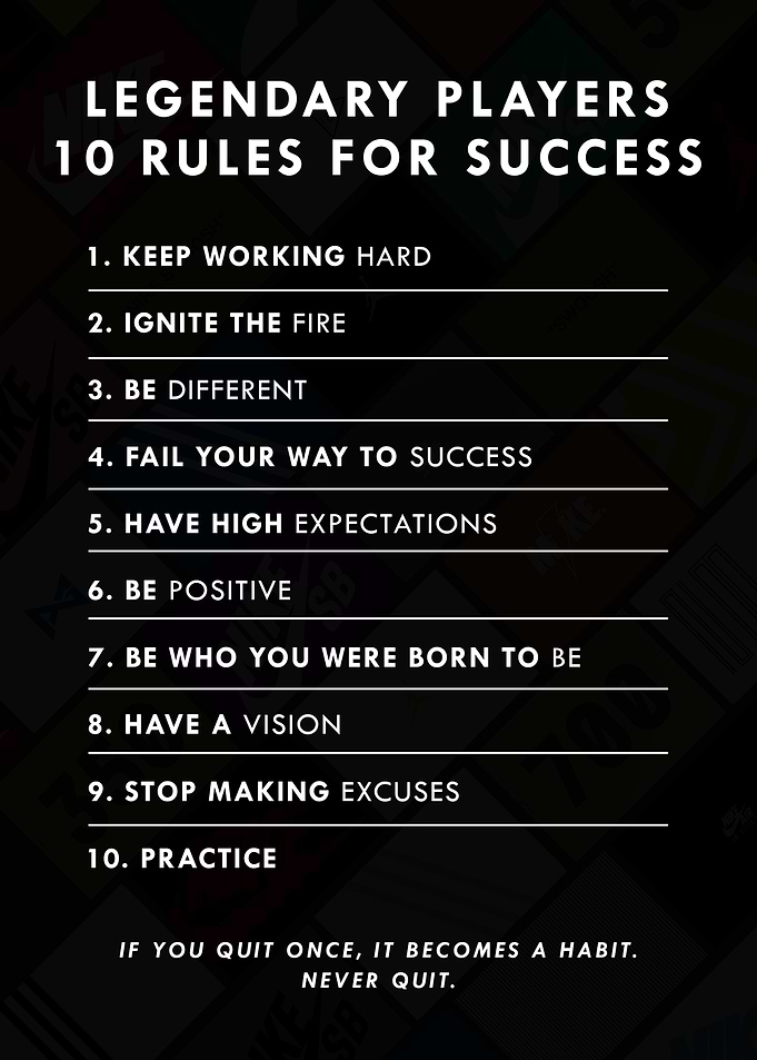 10 Rules For Success