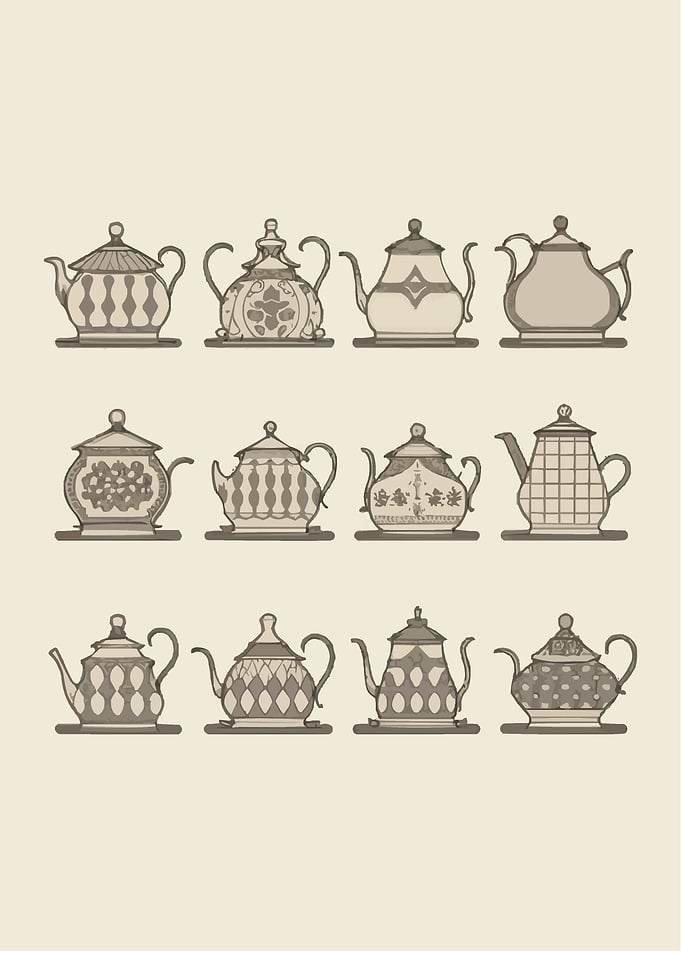 Antique tea set