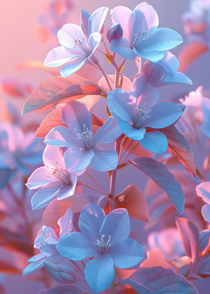Jasmine Blossoms Vaporwave