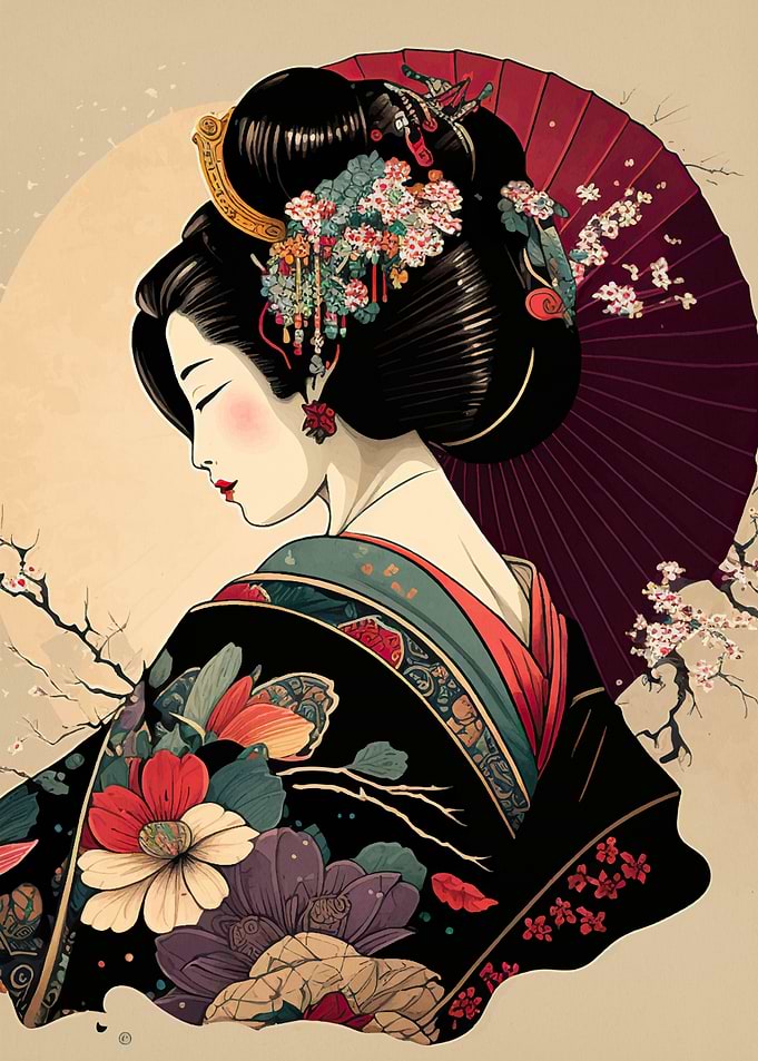 Geisha Cherry Blossom