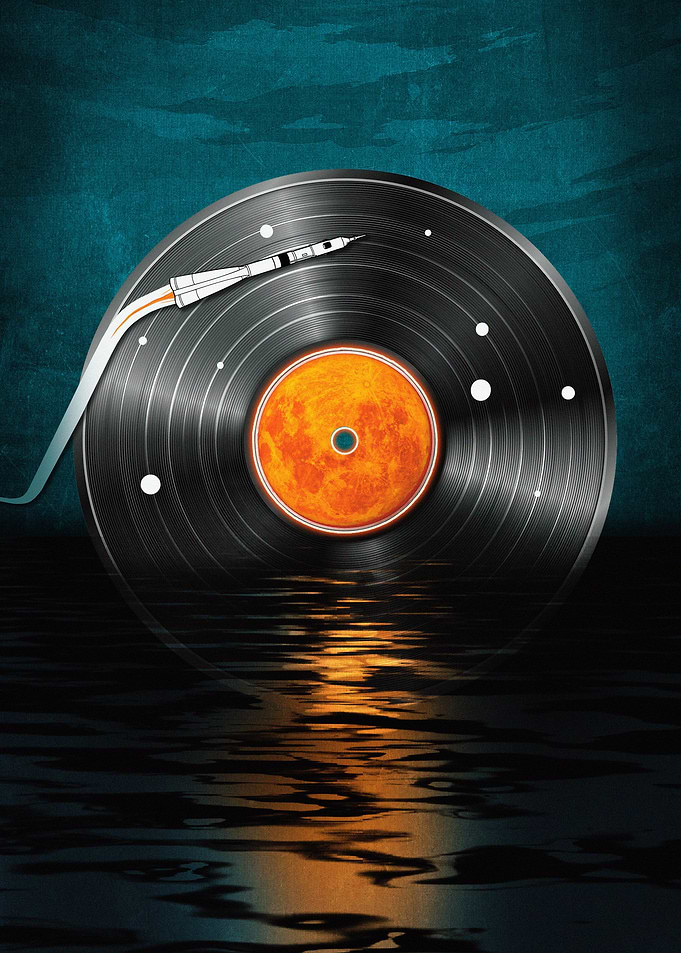 Vinyl Music Playing