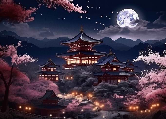 Japanese Landscape Sakura