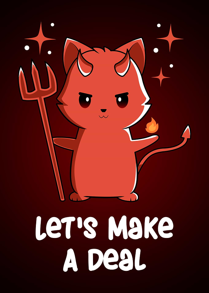 Baphomet Evil Cat Gothic