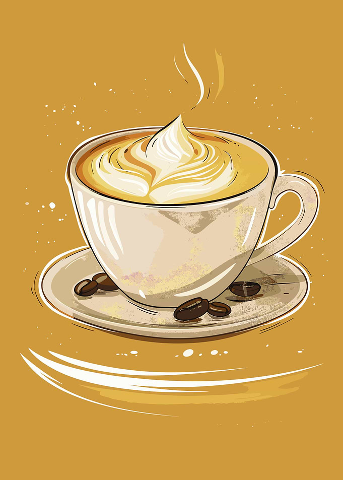 Sweet Tasty Cup of Coffee