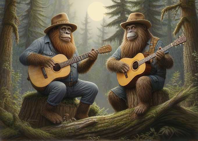Sasquatch Strumming
