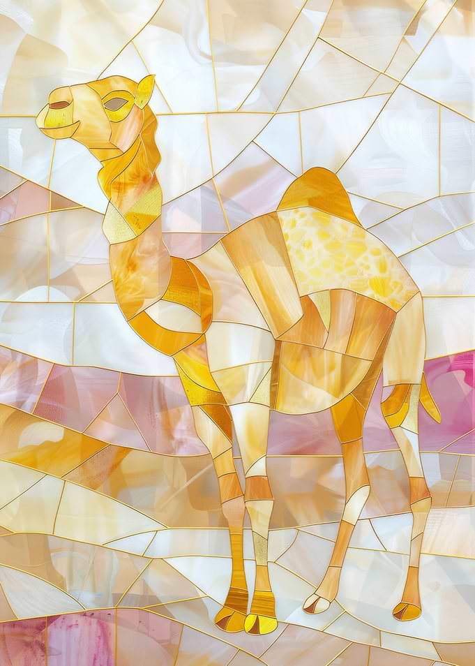 Camel Animal Gold Decor