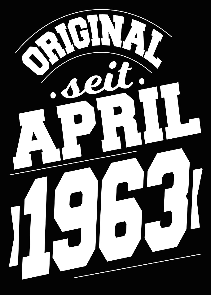 April 1963 61 Jahre