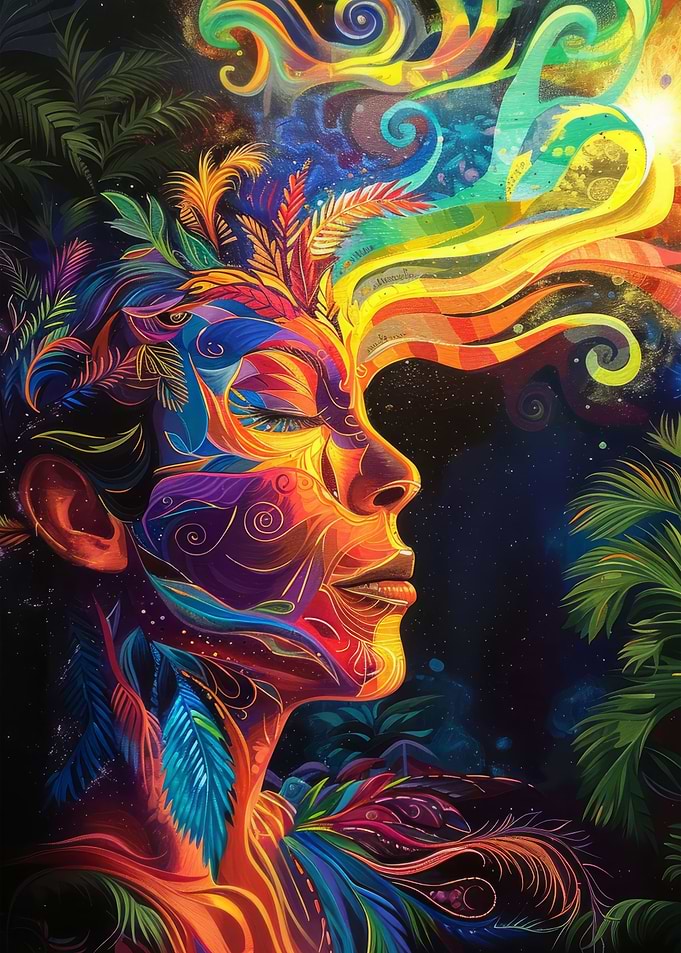 Swirling in Rainbow