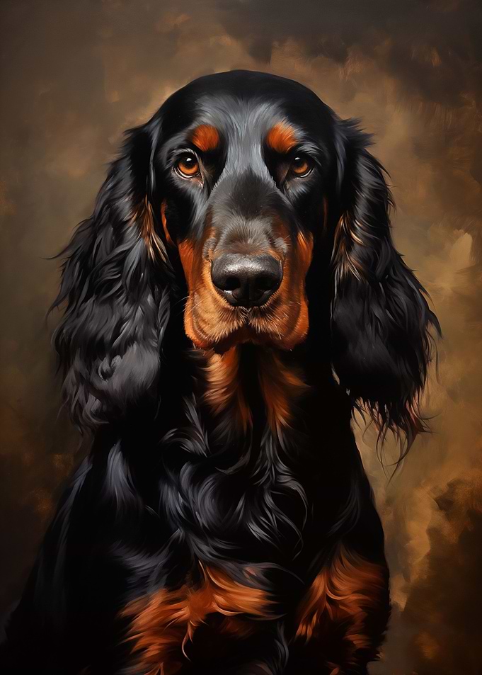 Gordon Setter dog