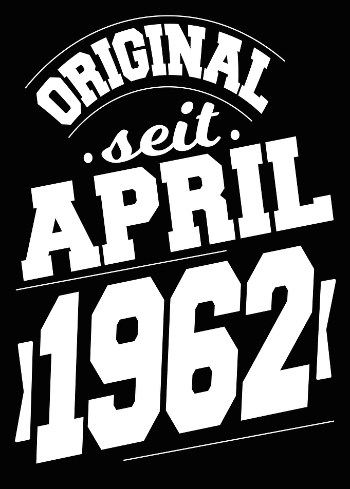April 1962 62 Jahre