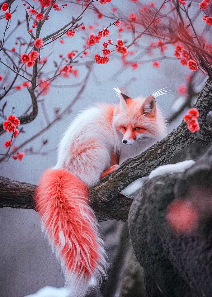 wolf cherry blosoom