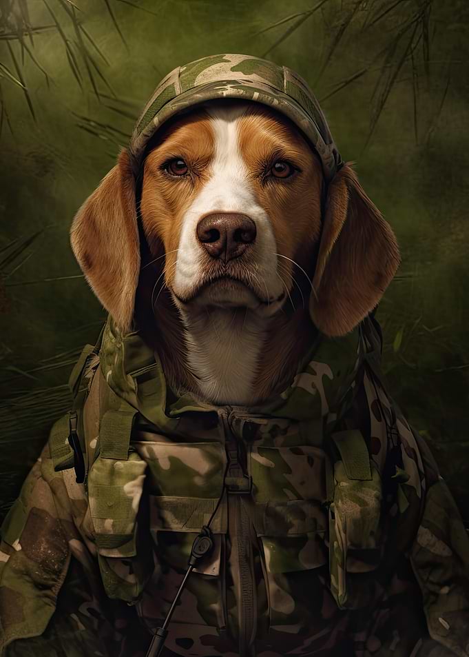Beagle Camo Jacket