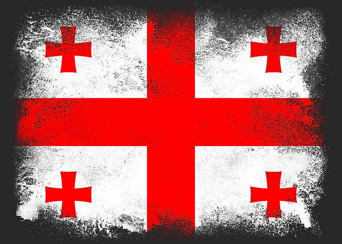 Georgia country Flag