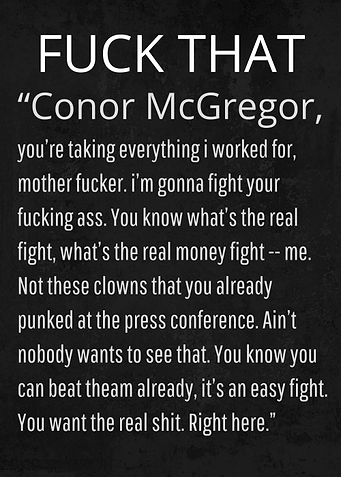 Nate Diaz Callout conor