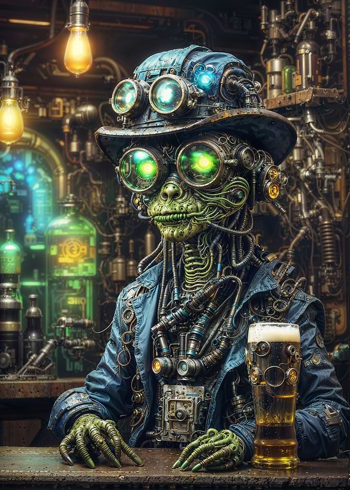 Biopunk Alien Brews