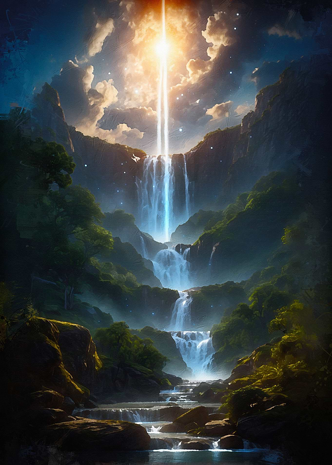 Divine Light Waterfall