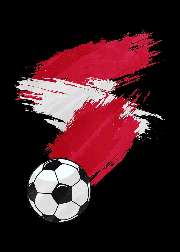 Austria Flag Soccer