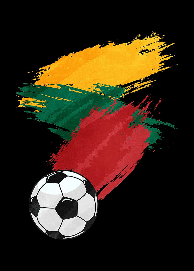 Lithuania Flag Soccer