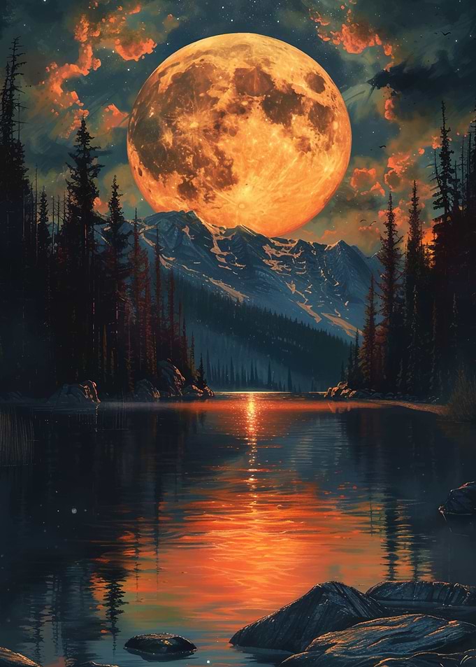 mountain sunset