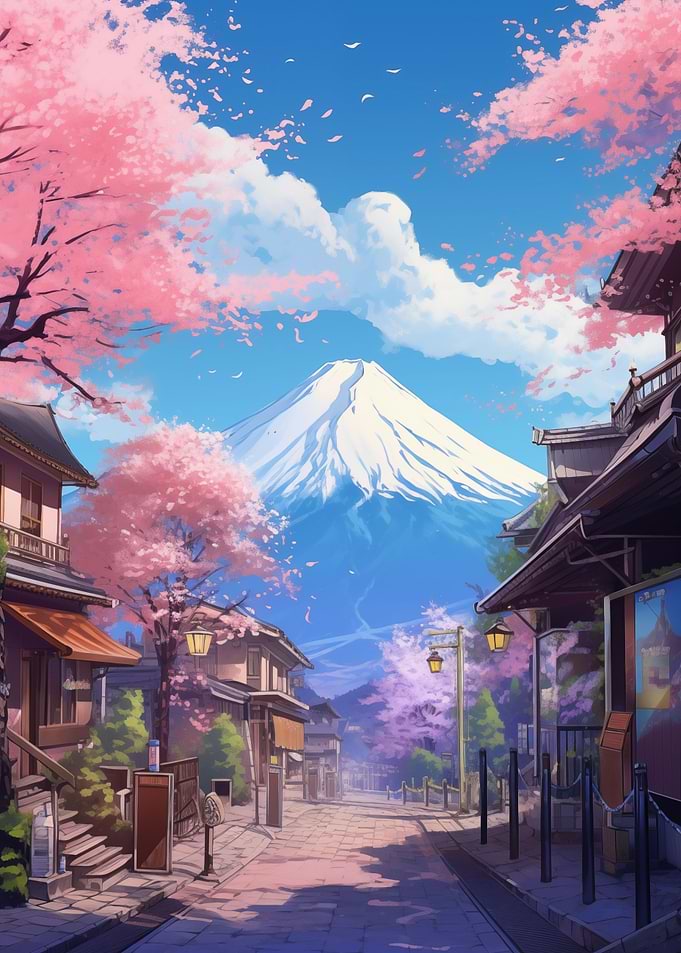 Mount Fuji Cherry Blossom