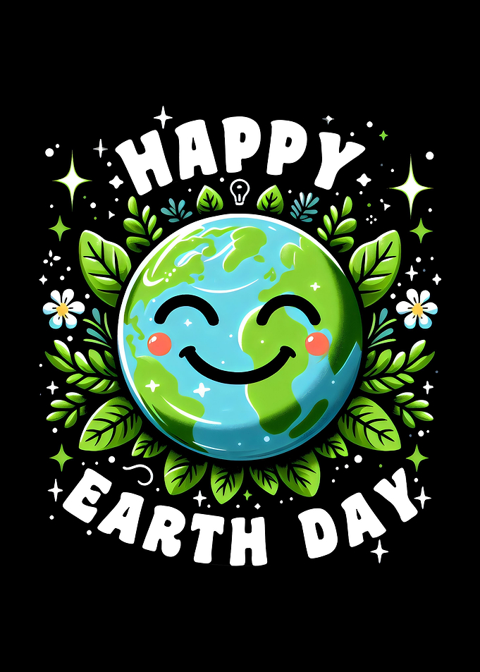Happy Earth Day Smiling