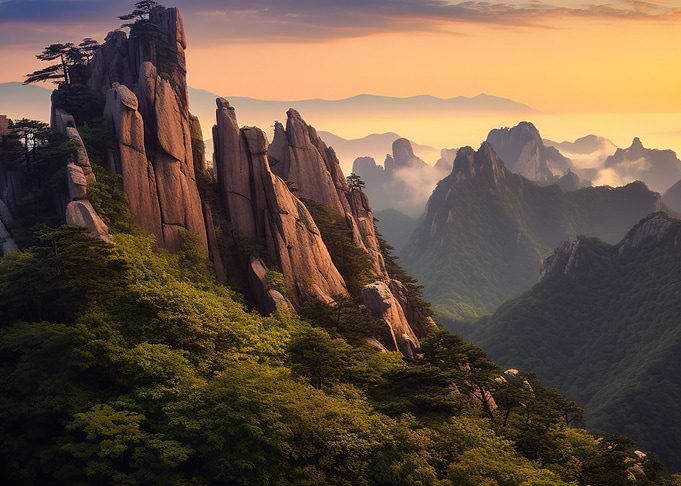 Rocky Cliffs and Mountains