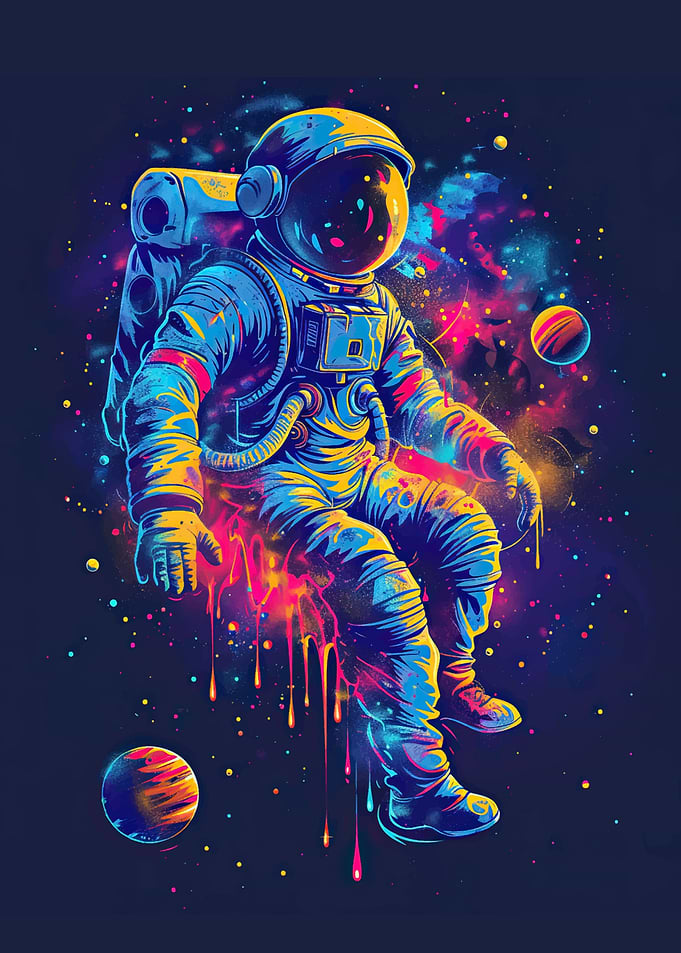 Space Astronaut Galaxy