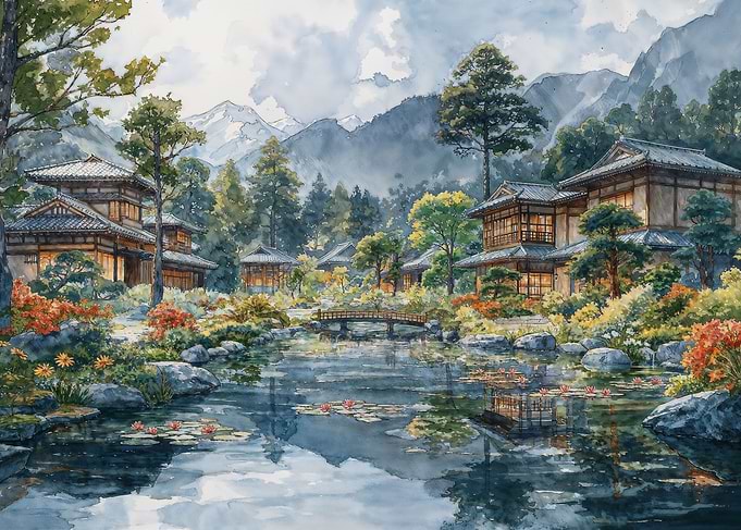 Japanese Mountain Retreat