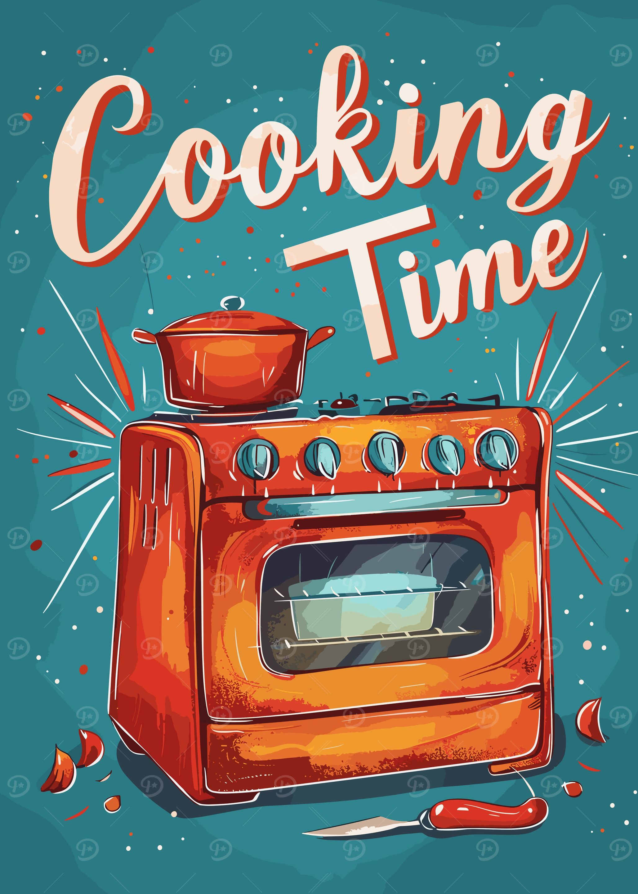Cooking Time Illustration